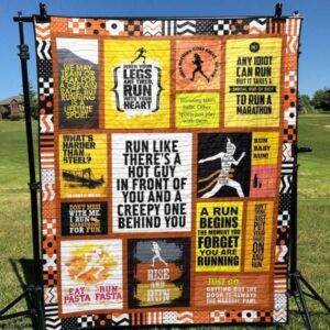 Rise And Run Quilt Blanket Yhl3  Quilt